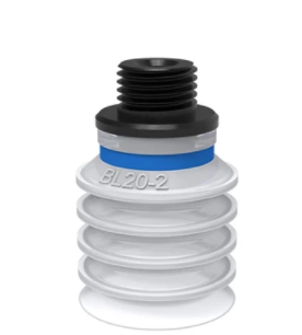 9909716派亞博吸盤(pán)Suction cup BL20-2 Silicone FCM, G1/8寸male/M5 female, with mesh filter-派亞博吸盤(pán)派亞博多層波紋吸盤(pán)