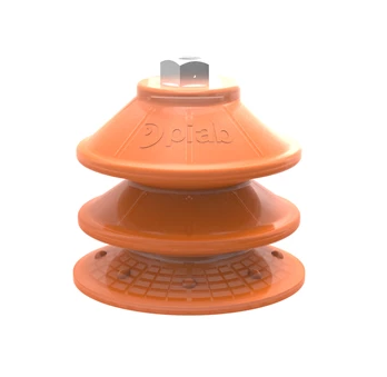 0209428派亞博吸盤Suction cup BXF105P Polyurethane 60, G1/4寸female with mesh filter-派亞博吸盤派亞博多層波紋吸盤