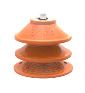 0209429派亞博吸盤Suction cup BXF105P Polyurethane 60, G1/4寸male with mesh filter-派亞博吸盤派亞博多層波紋吸盤