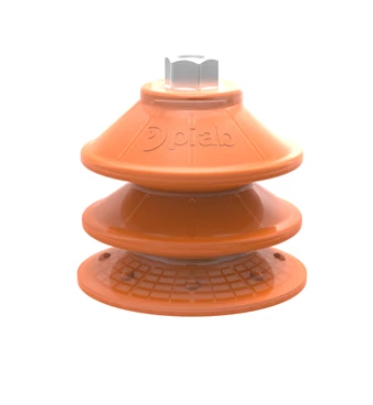 0209425派亞博吸盤Suction cup BXF105P Polyurethane 60, G3/8寸female with mesh filter, 17 mm thread-派亞博吸盤派亞博多層波紋吸盤