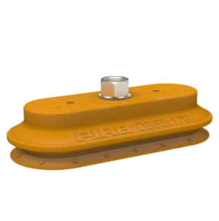 0119131派亞博吸盤(pán)Suction cup OBF65x170P Polyurethane 55/60, G3/8寸 female-派亞博吸盤(pán)派亞博橢圓形波紋吸盤(pán)