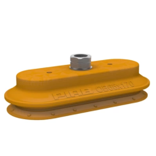 0122289派亞博吸盤(pán)Suction cup OBF65X170P Polyurethane 55/60, 3/8寸NPT female-派亞博吸盤(pán)派亞博橢圓形波紋吸盤(pán)